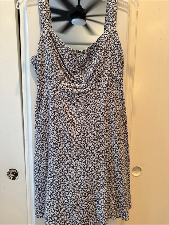 Old Navy Dresses & Skirts - Old Navy Navy and White Floral Cowl Neck Sundress